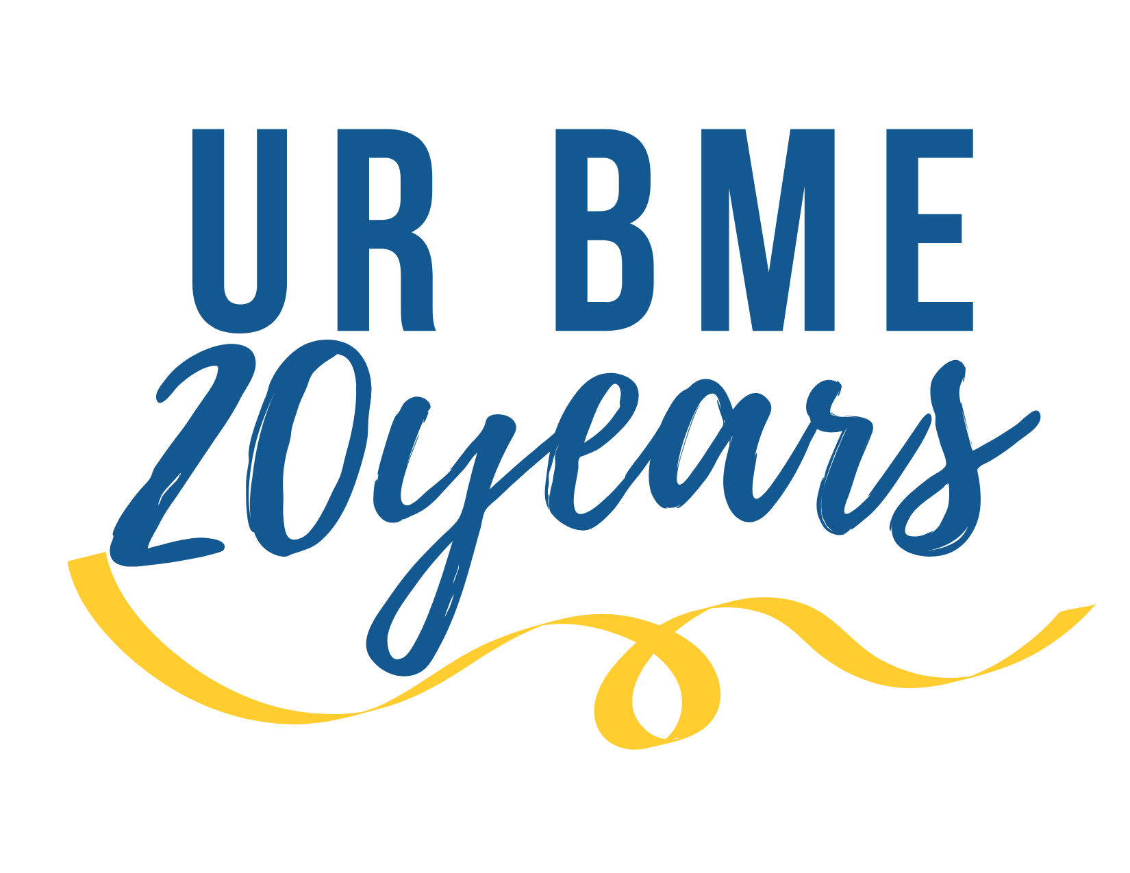 Celebrating 20 years logo.