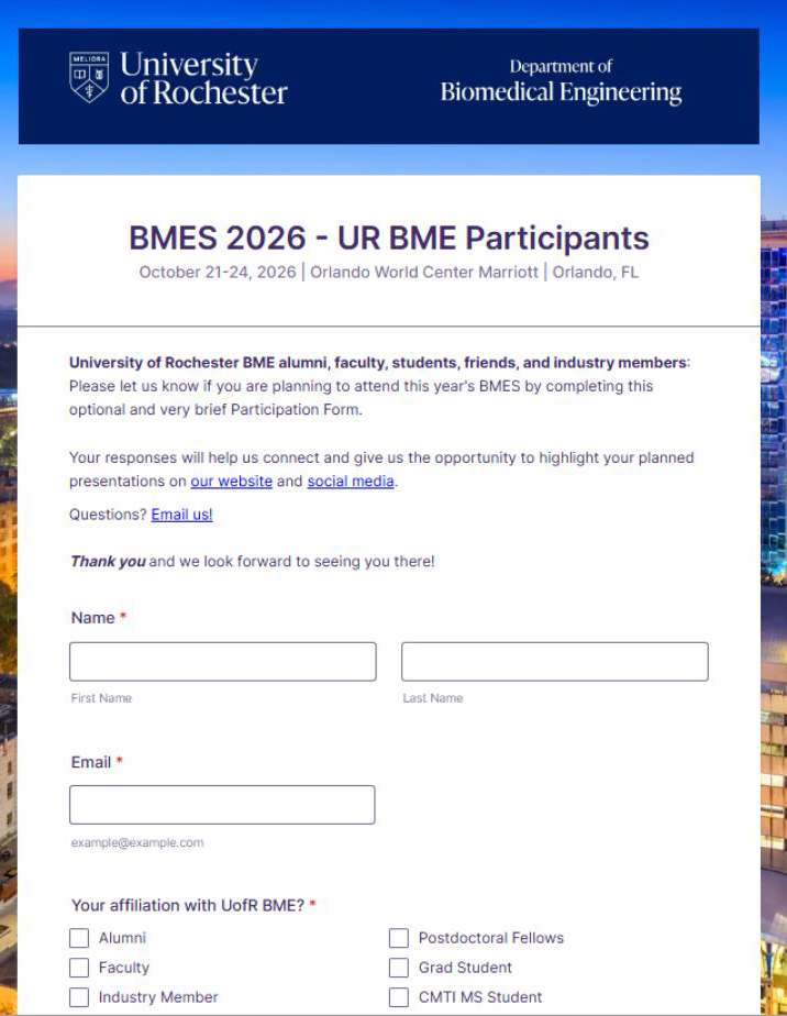 Image of the participation form