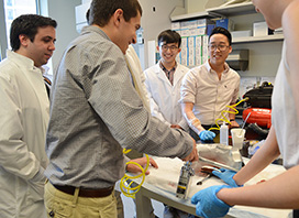 Airbrasion Team in the lab