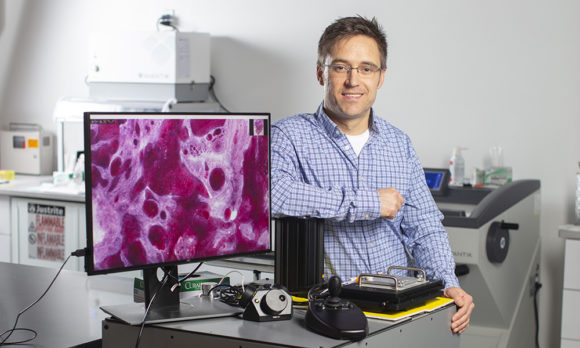 Michael Giacomelli, an assistant professor of biomedical engineering.