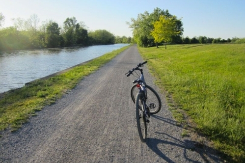Bike Trail Along Erie Canal