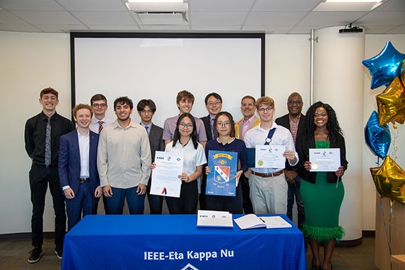 Group of people standing together for photograph