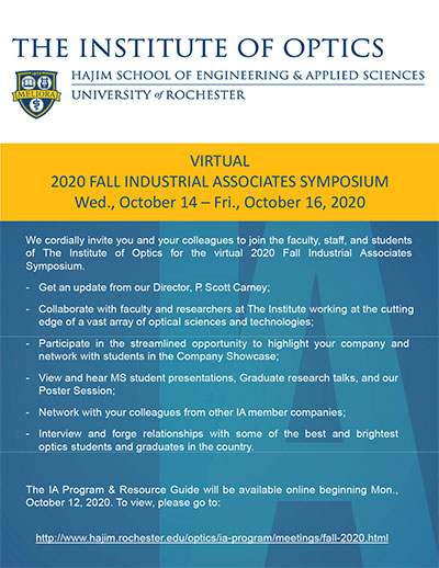Fall 2020 IA invitation.