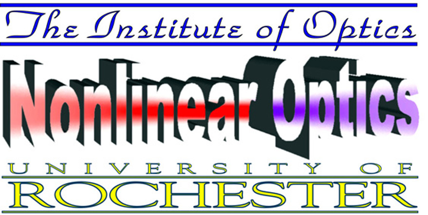 Welcome to the nonlinear optics group at the University of Rochester