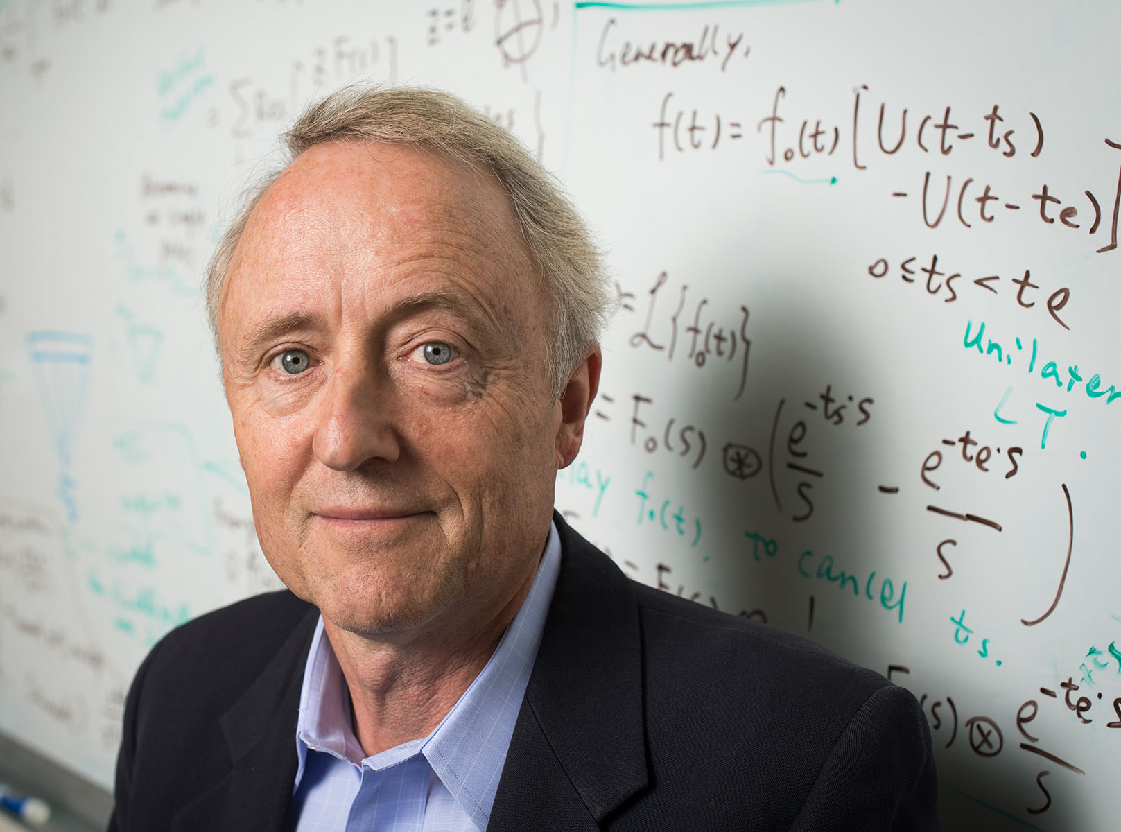 Kevin Parker in his lab in Hopeman Hall in July 2014.