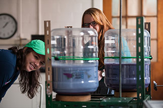 Student in Lab