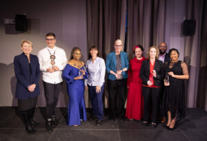 A group photo from the awards ceremony.