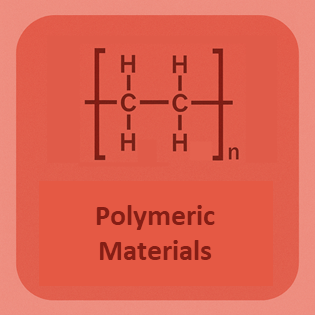 Polymeric Materials written next to a chemical formula. 
