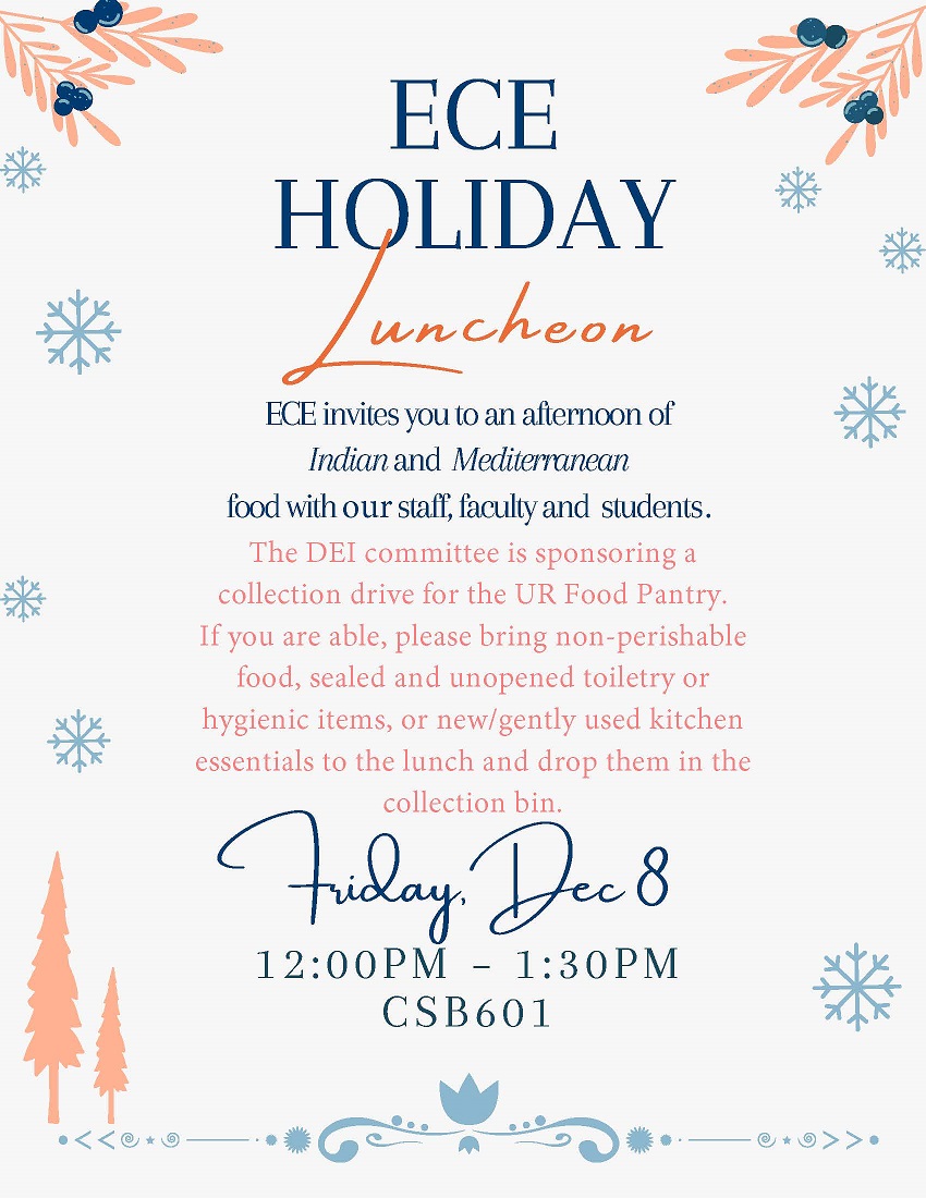 holiday event flyer