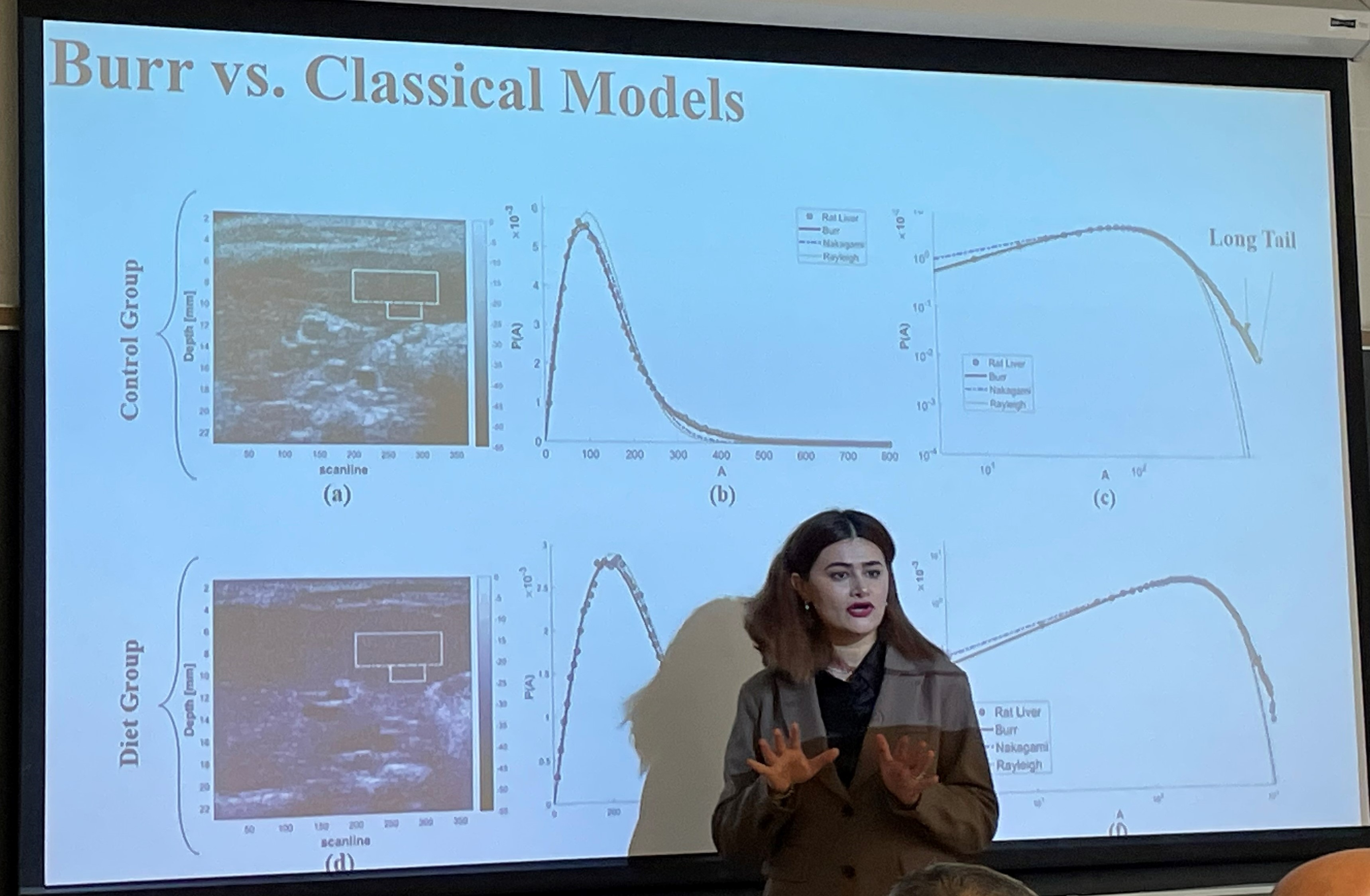 photo of Sedy Poul defending her PhD thesis