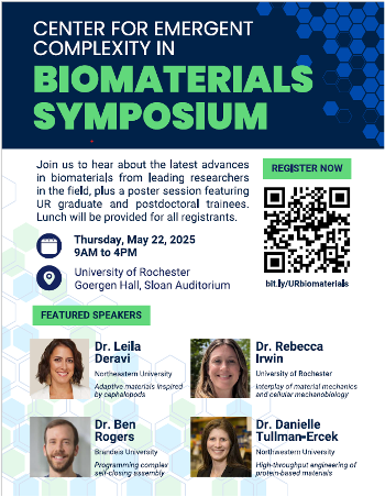2025 symposium poster listing speakers.