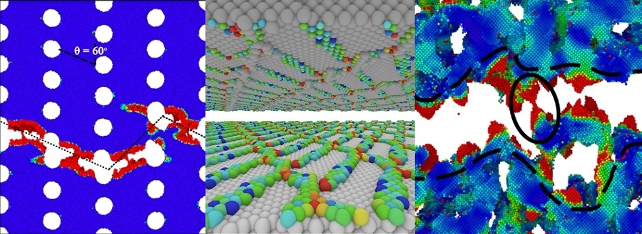 Graphic image depicting structure of materials.