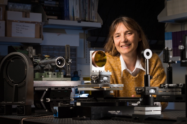 Jannick Rolland in her lab.