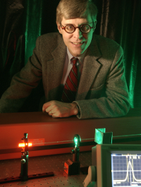 Robert Boyd in his lab