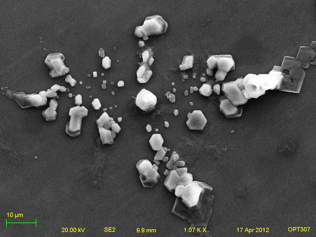 Toilet Bowl Water Salt Pattern