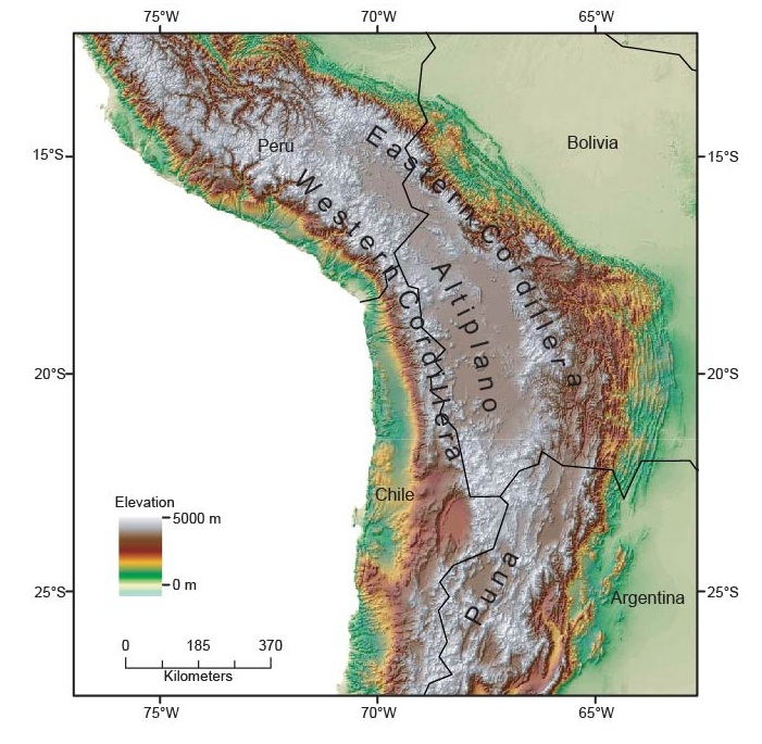 andes map