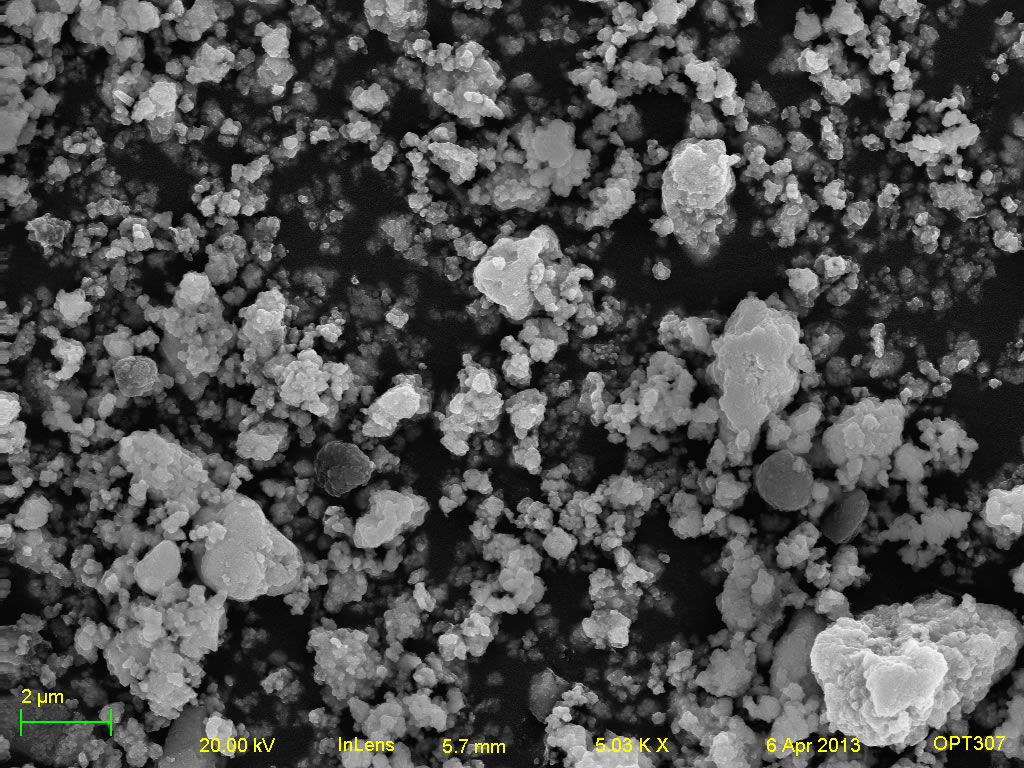 Secondary micrograph of ECHO-SR6 5kx