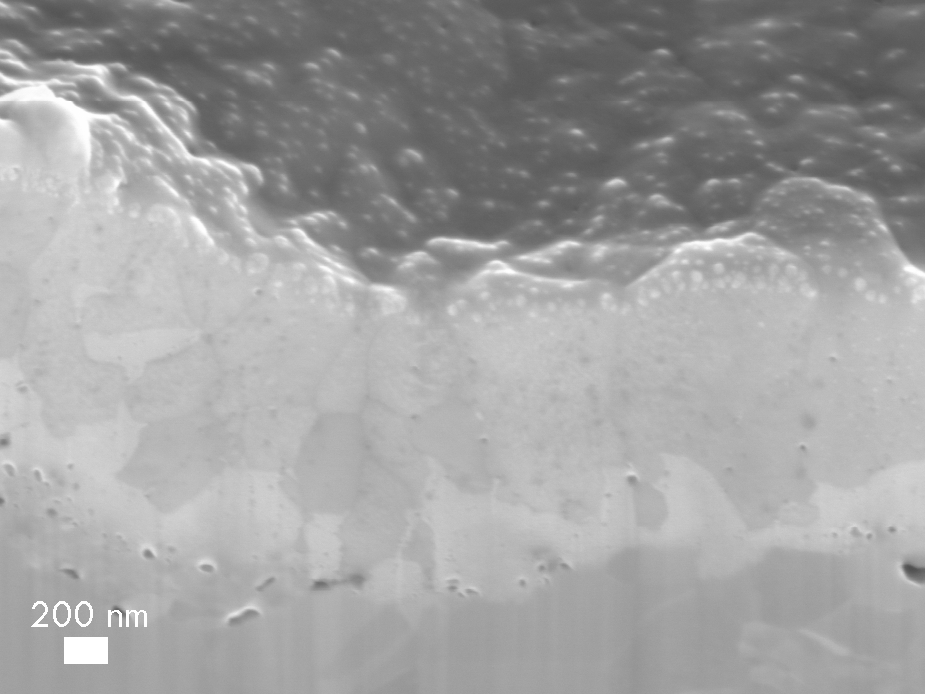 FIB cross section detail