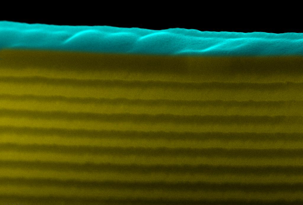 FIB milled wall