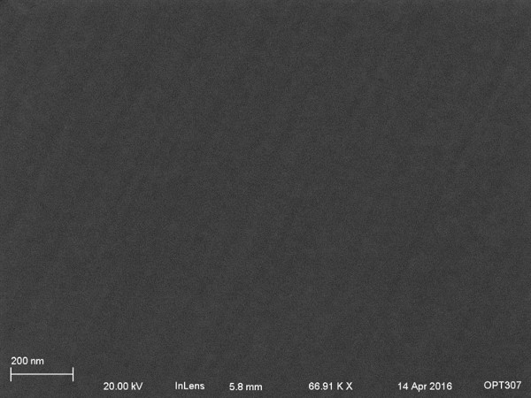 hard disk, ~70kX SEM, Extremely little surface variations