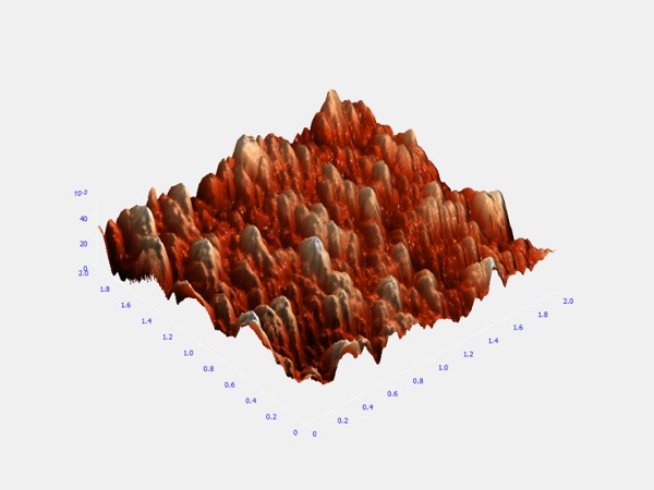 zip disk, 2um 3D AFM