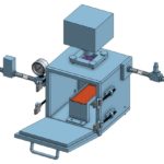 CAD model of the photochemical test chamber.