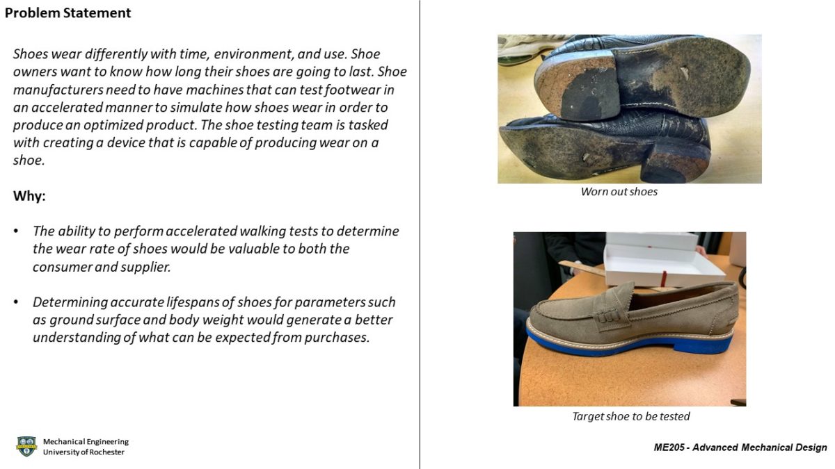 Shoe Testing Device Senior Design Day