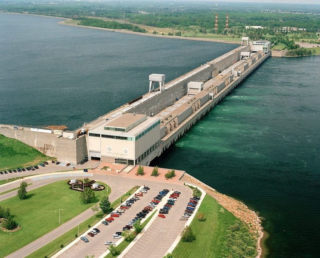 81 Moses-Saunders Dam, St. Lawrence Seaway, Lake Ontario