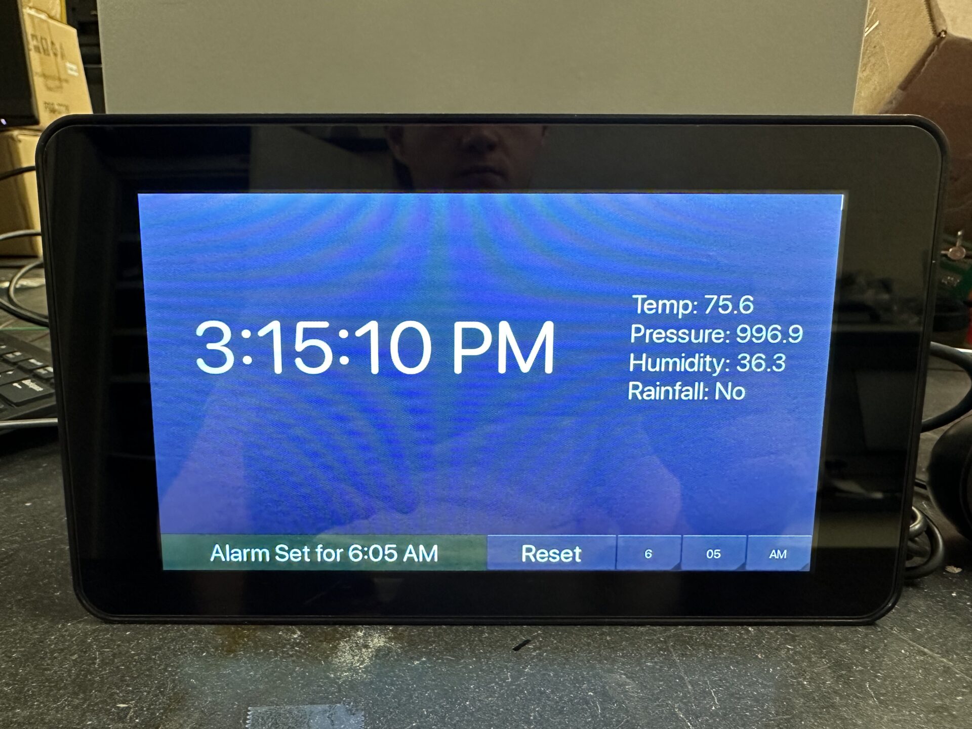 Weather Monitor Alarm Clock - Senior Design Day