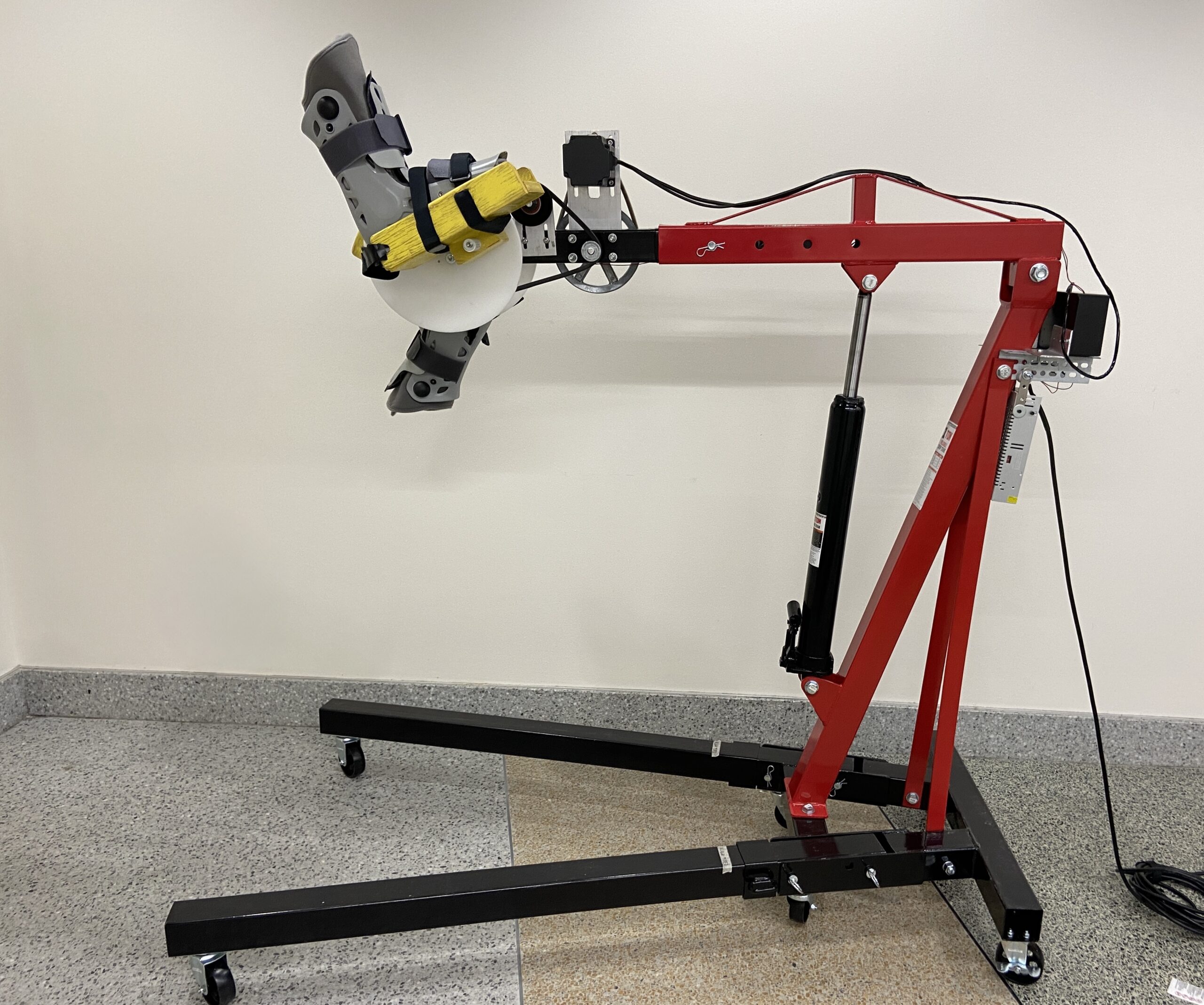 Feature image Photo of In-bed ergometer prototype